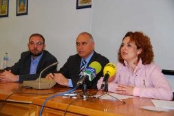 Sánchez, Domínguez y Serrano. /EVA GUZMÁN/