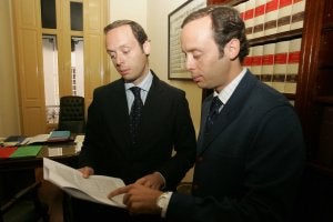 Los hermanos Javier y Manuel Rincón. / J. A. PORTILLO/