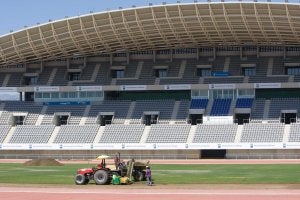 El estadio Ciudad de Málaga, que ya albergó la competición en 2005, en una imagen reciente. ::
ANTONIO SALAS/