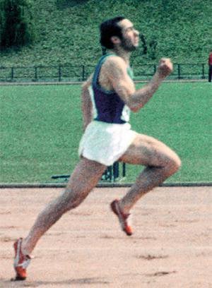 Alfredo Pérez Rubalcaba, en su época de atleta./