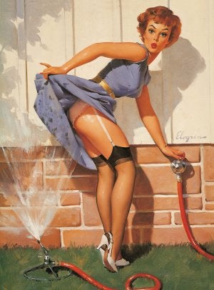 Una de las chicas Elvgreen, creador de escenarios ingeniosos para sus 'pin-ups'. ::
C. G. MARTIGNETTE Y L. K. MEISEL
La 'Chica Petty' fue un icono norteamericano que conquistó la admiración nacional durante más de 25 años entre la década de los 30 y los 50. ::
THE GEORGE PETTY ESTATE/