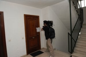 El homicidio tuvo lugar en un edificio de la calle Maspalomas. ::
J.-L./