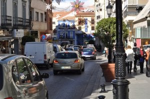 Canalejas, una de las calles de Vélez afectadas. ::
A. P./