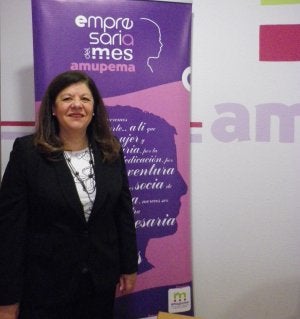 Adriana Bollón, durante el acto de reconocimiento. ::
SUR/