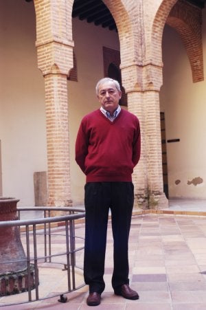 Manuel Acién Almansa, tras intervenir en una ponencia. :: SUR/
