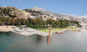 Recreación virtual del proyecto de la concesionaria para los Baños del Carmen. :: SUR/
