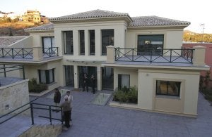 Fachada de la sede de la Federación, en El Limonar. :: ÁLVARO CABRERA/
