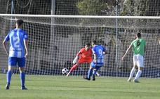 David Grande marcó ayer el primer gol del filial./Germán Pozo