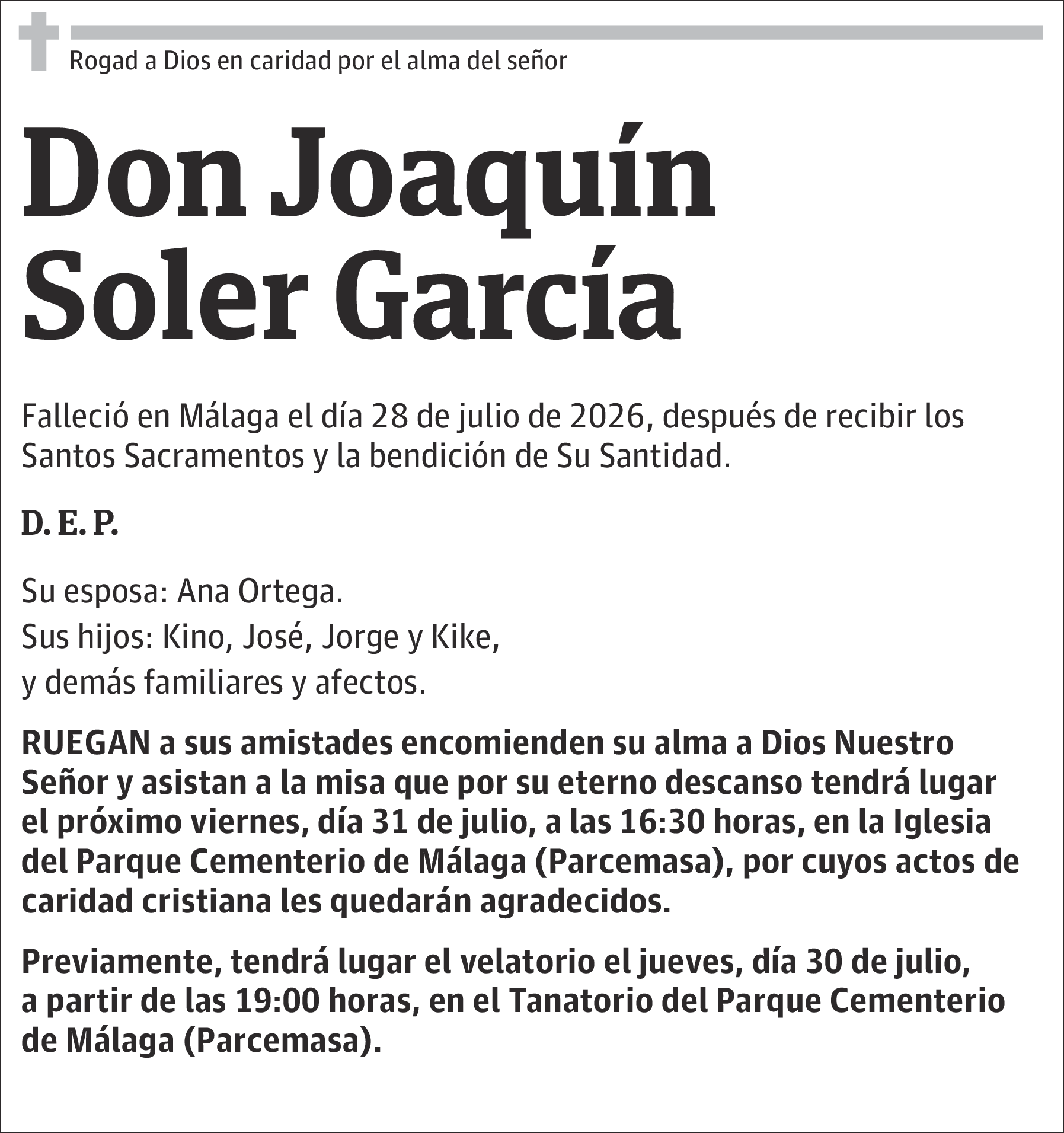 Joaquín Soler García