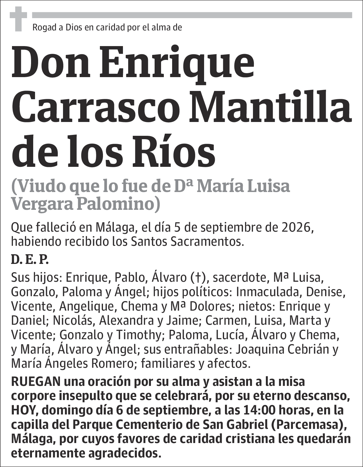 Enrique Carrasco Mantilla de los Ríos