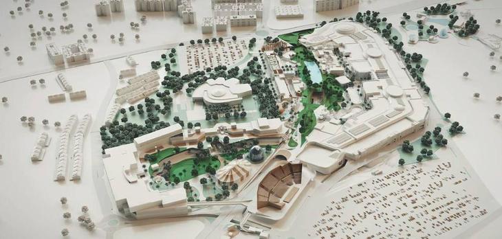 Recreación del parque comercial y de ocio de Intu en Torremolinos./SUR