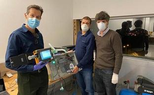 Modelo de respirador desarrollado por Andalucía Respira./