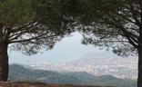 Vista de Málaga junto al mirador del Cochino./