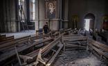 Interior de la catedral de Shusha./