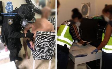 En el operativo policial se han bloqueado varios inmuebles, numerosos productos financieros e intervenido 75.000 euros en efectivo./Policía Nacional