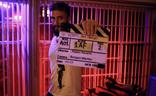 Rubén Navarro, en el rodaje de su última película en Los Ángeles./SUR