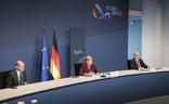 Videoconferencia en la Cancillería en Berlín, Alemania/efe