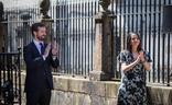 Casado y Arrimadas participaron en un acto electoral conjunto en Gernika el pasado 5 de julio. MAIKA SALGUERO/