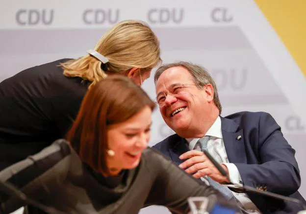Armin Laschet, primer ministro de Renania del Norte-Westfalia, es el nuevo líder de la CDU. Odd ANDERSEN / afp/