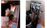Daños provocados en el local por los detenidos./sur