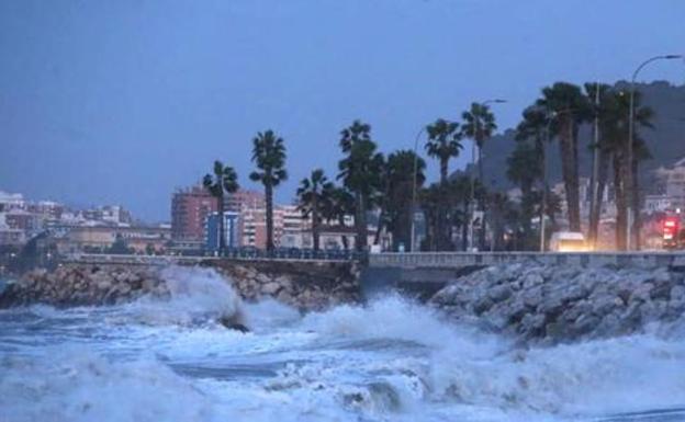 Málaga, en alerta amarilla por viento y fenómenos costeros