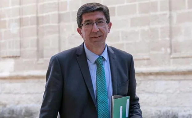 El vicepresidente de la Junta y líder andaluz de Cs, Juan Marín.