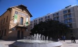 Fuente realizada junto al edificio de Mena./SUR